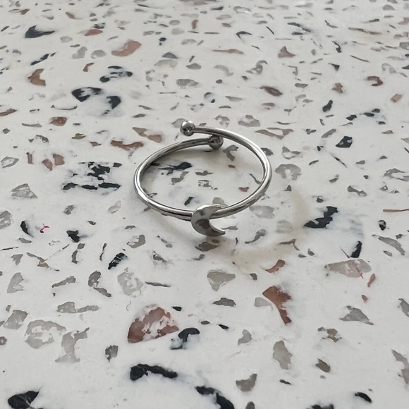 Moon Adjustable Ring - Picture 1 of 2